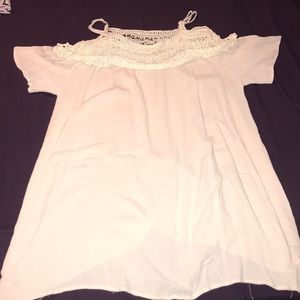 Cold shoulder babydoll dress